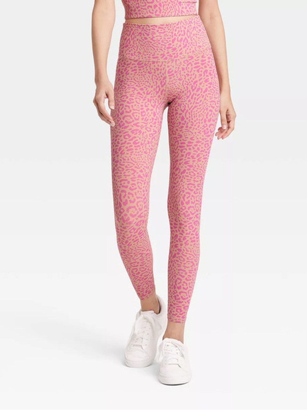 Pink Leopard High-Waist Leggings